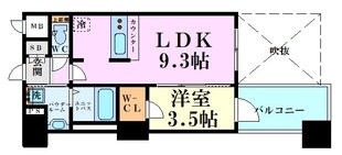 プレサンス堺筋本町ディスティニーの物件間取画像